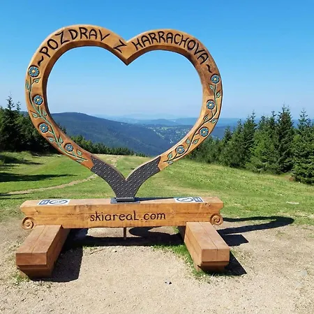 Enjoyharrachov - Atraktivni Slunne Certovka V Centru Harrachova S Garazovym Parkovanim, Wifi-wlan, Sat, Herni Konzoli, Netflix Zdarma A Nejkrasnejsim Vyhledem Na Certovu Horu S Arealem Skokanskych Mustku A Sjezdovku *