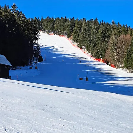 Daire Enjoyharrachov - Atraktivni Slunne Certovka V Centru S Balkonem, Garazovym Parkovanim, Wifi-wlan, Ipad, Sat, Herni Konzoli, Netflix Zdarma A Nejkrasnejsim Vyhledem Na Certovu Horu S Arealem Skokanskych Mustku A Sjezdovku Jen 150m Od Lanovky *